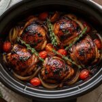 Slow Cooker Balsamic Chicken (Rich, Tangy & Effortless Dinner)