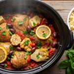 Slow Cooker Mediterranean Chicken (Easy Flavorful Crockpot Dinner)