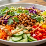 Crunchy Thai Chickpea Salad (Fresh, Flavor-Packed Plant-Based Bowl)