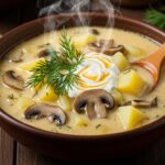 Creamy Russian Potato and Mushroom Soup (Hearty Comfort Bowl)