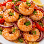 Garlic Shrimp Stir-Fry with Peppers And Onions  (Quick, Fresh & Flavorful)