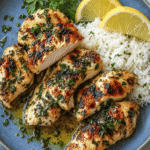 greek chicken rice bowl