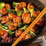 Honey Garlic Shrimp and Broccoli