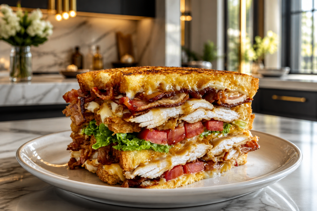 Club sandwich crispy