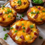 Loaded Egg and Hash Brown Muffins